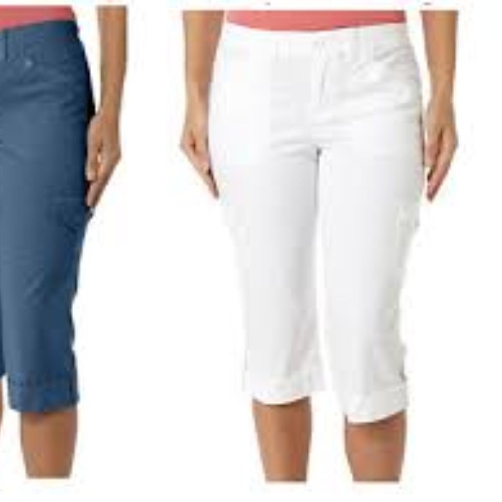 Gloria Vanderbilt Ladies Dawn Cuffed Capri Pants